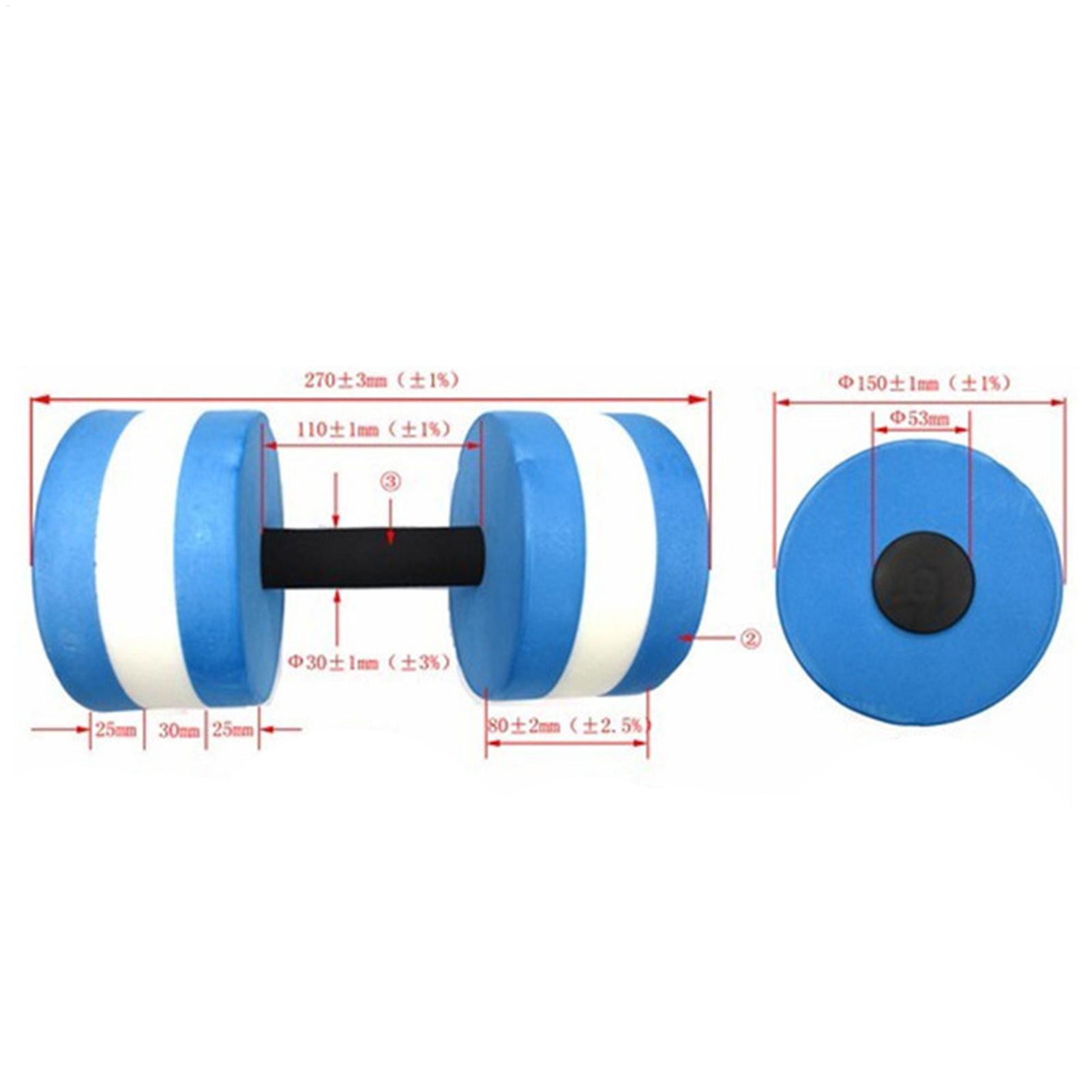 Aquatic Sports Equipment - 1/2pcs EVA 워터 덤벨 풀 운동