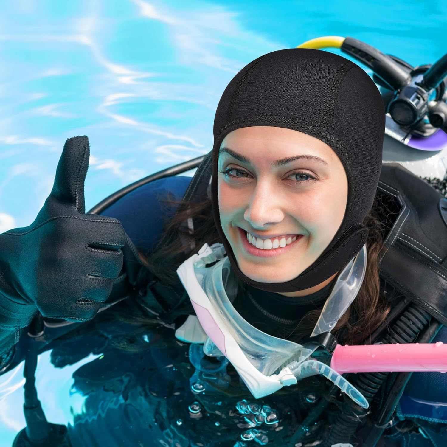 스쿠버 다이빙 후드 수영 모자 3mm 네오프렌 보온 잠 - Wetsuit 3Mm Neoprene 리뷰 및 가격