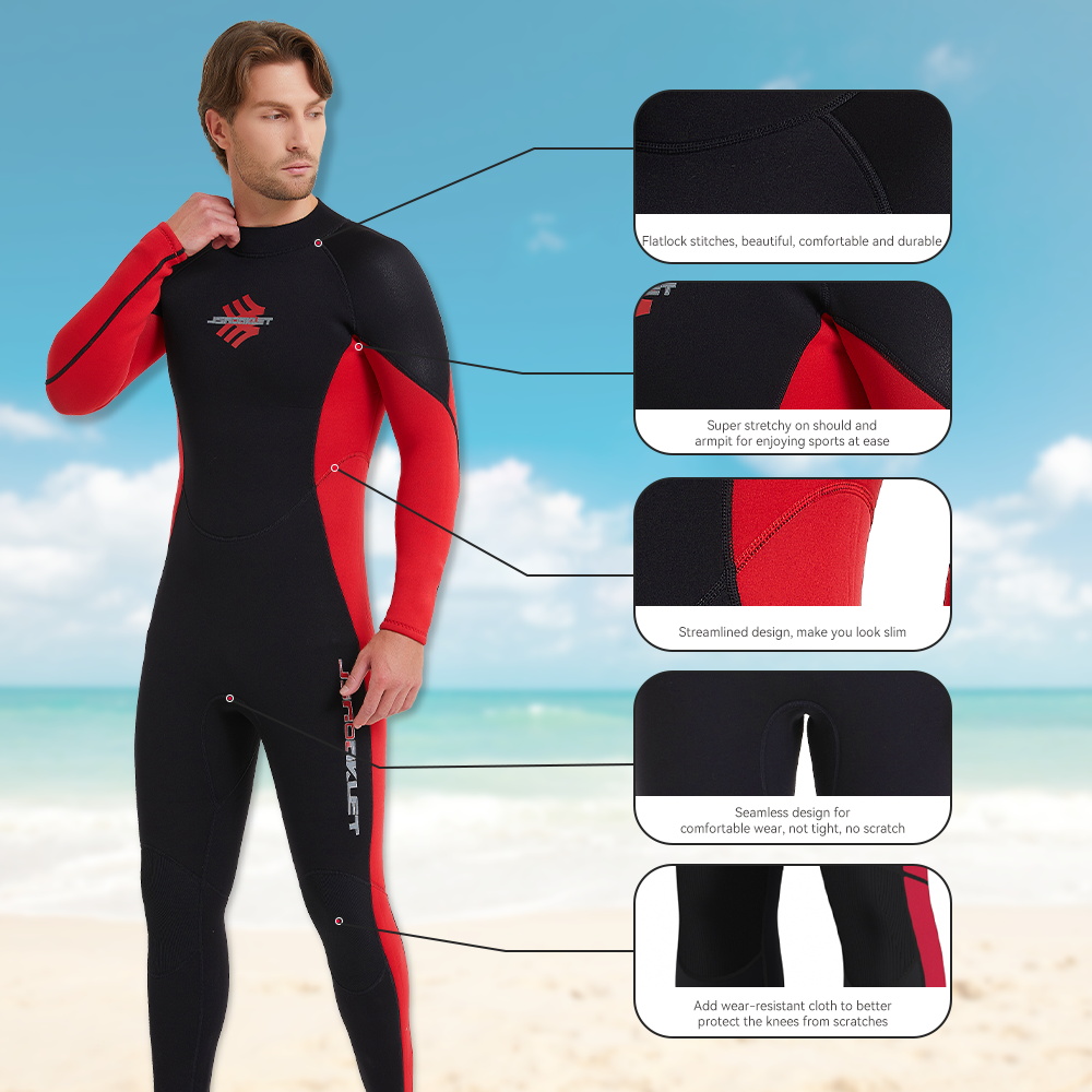 남성용 네오프렌 스노클링 세트, 따뜻한 해파리 방지,  - Wetsuit 3Mm Neoprene 리뷰 및 가격