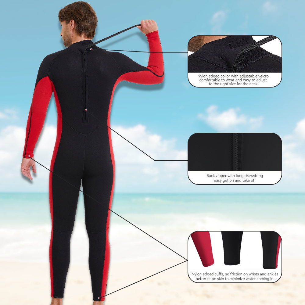 남성용 네오프렌 스노클링 세트, 따뜻한 해파리 방지,  - Wetsuit 3Mm Neoprene 리뷰 및 가격