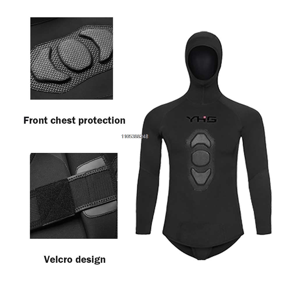 3mm 오픈셀 남성용 잠수복, 안감이 있는 투피스 후드 - Wetsuit 3Mm Neoprene 리뷰 및 가격