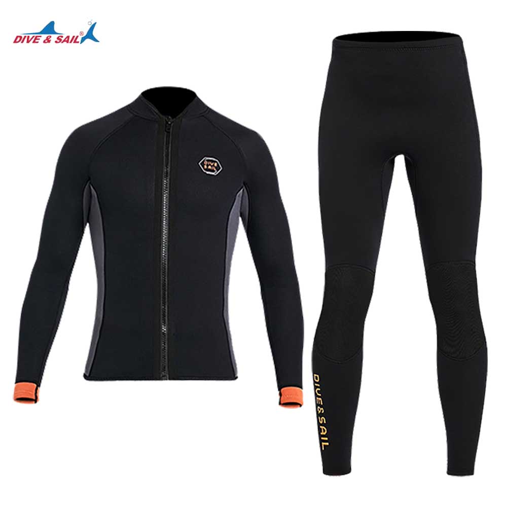 3MM 네오프렌 다이빙 슈트 스플릿 탑 긴팔 다이빙 슈 - Wetsuit 3Mm Neoprene 리뷰 및 가격
