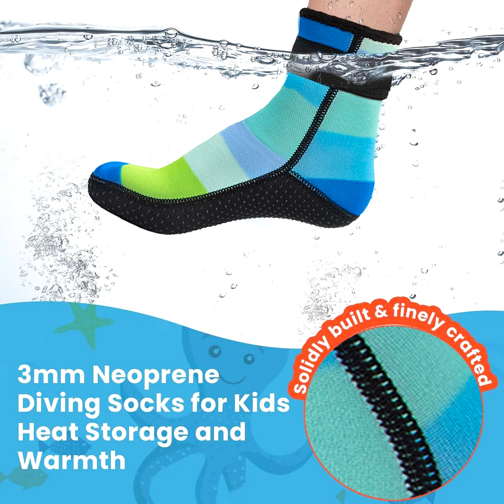 3mm 어린이 다이빙 양말 미끄럼 방지 네오프렌 탄력성 - Wetsuit 3Mm Neoprene 리뷰 및 가격